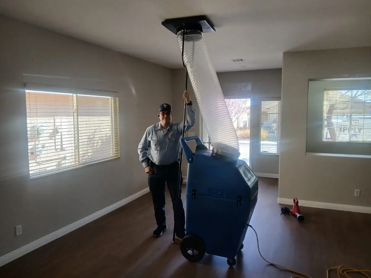 Professional Dryer Vent Cleaning work inside a Eunice home